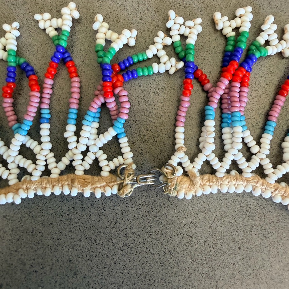 Native Inspired Handcrafted Multicolor Beaded Nav… - image 3